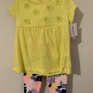 CARTERS 2 piece outfit